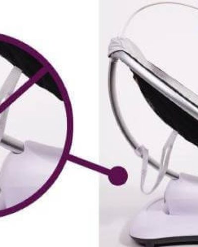MamaRoo rocker with strap detail