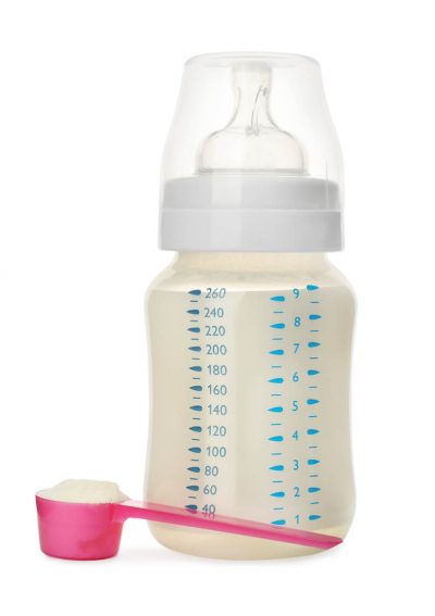 baby formula and bottle