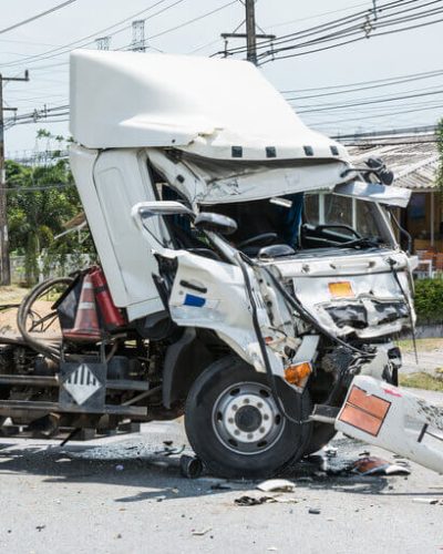 Truck wreck