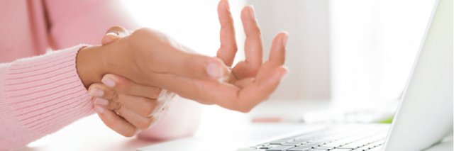 Hand pain due to typing fatigue