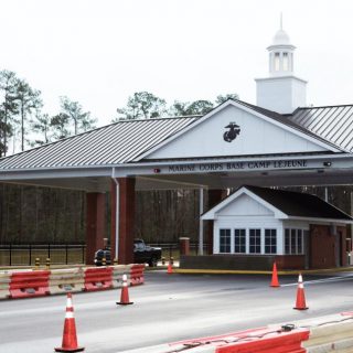 Camp lejeune main gate