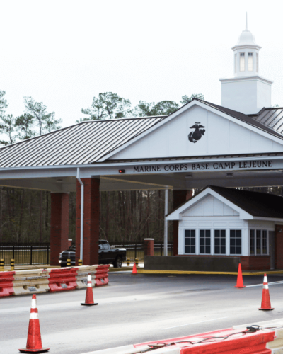 Camp lejeune main gate
