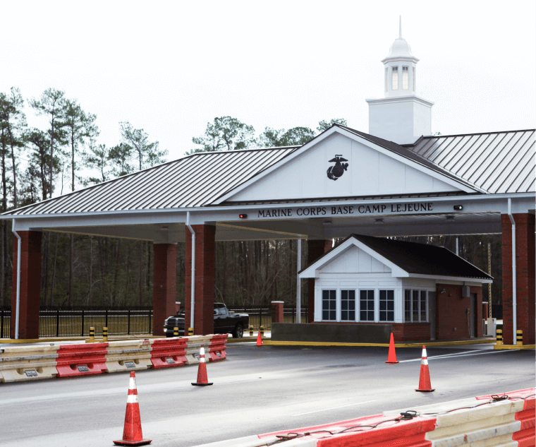 Camp lejeune main gate