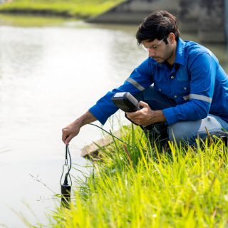 Checking chemicals in water