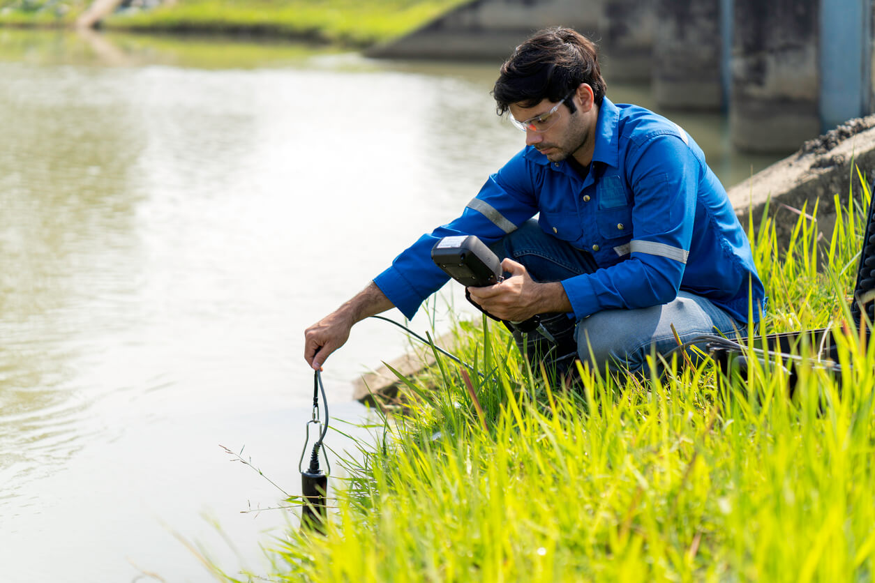 Checking chemicals in water