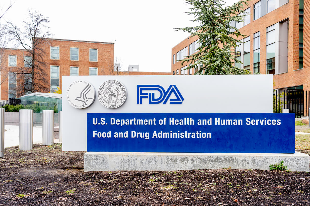 FDA building and sign