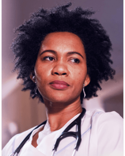 Black female doctor