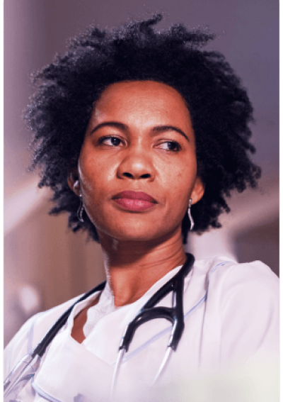 Black female doctor