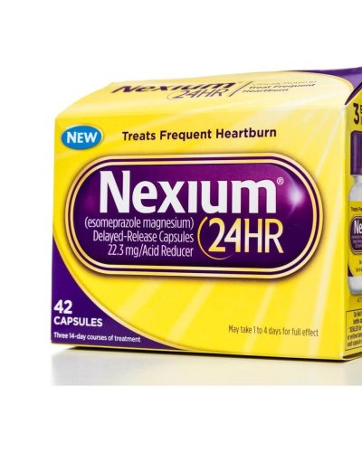 Box of Nexium capsules
