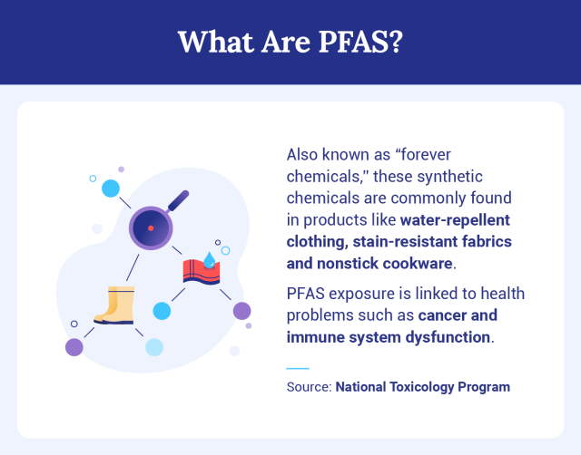 Graphic explaining what PFAS chemicals are.