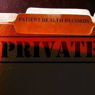 Patient health records photo