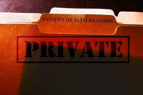 Patient health records photo