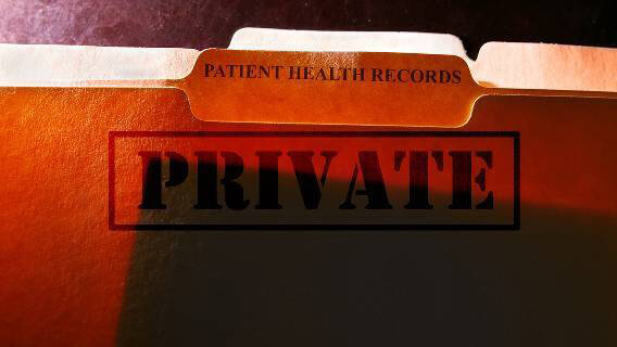 Patient health records photo