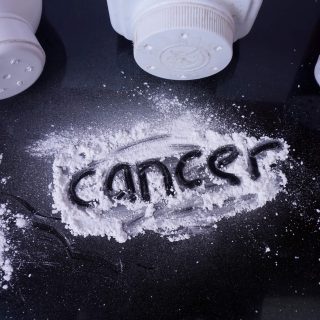 Talcum powder cancer sign
